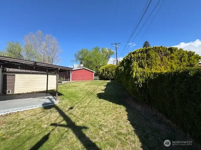 Backyard landscaping