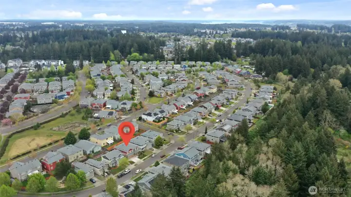 Perfectly situated in the sought-after Freestone Station community of Lacey, this home offers exceptional convenience just minutes from RAC Sports Complex, Costco, Home Depot, Walmart, popular restaurants, shopping, and everyday amenities. Enjoy quick access to parks, trails, golf courses, I-5, JBLM, and while still being tucked within a beautifully maintained neighborhood with sidewalks and a welcoming community feel. Combining comfort, accessibility, and vibrant nearby conveniences, this prime location truly offers the best of Lacey living.