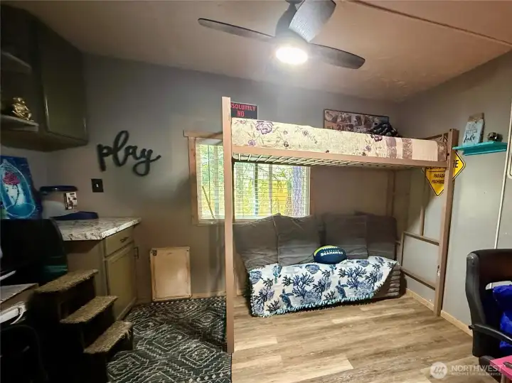 Spacious 2nd bedroom.