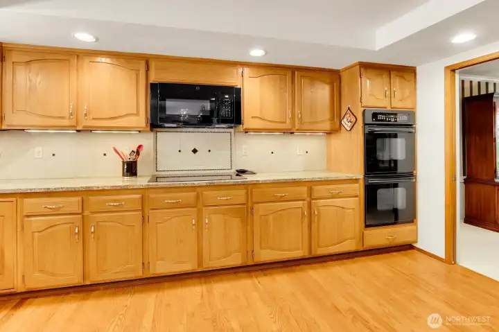 Lots of storage and counter space.
