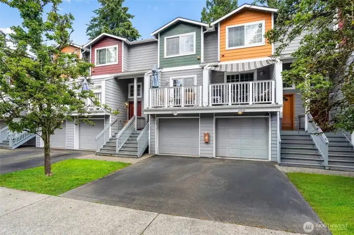 Pull into your garage, or stay parked outside as you come home to your tucked away spot. Pull into your garage, or stay parked outside as you come home to your tucked away spot.