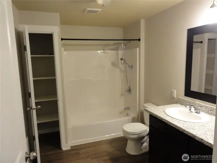 Primary bedroom has its own bathroom Primary bedroom has its own bathroom