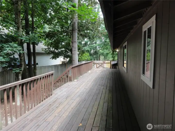 Deck off the primary bedroom Deck off the primary bedroom