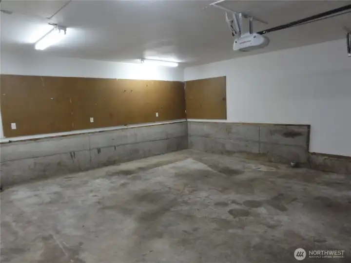 Interior of the garage. Interior of the garage.