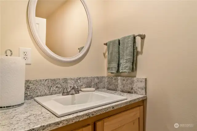 Powder room on the main floor