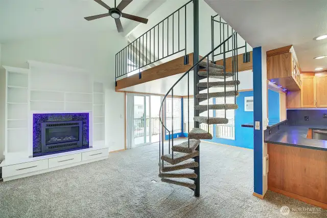 lLoft space is perfect for a sitting room, play space or kids bed