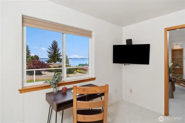 Your den/office is also complete with a view!