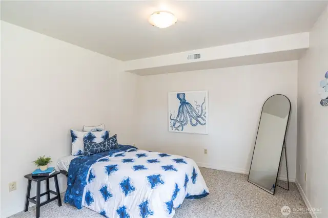 Lower level bedroom #2.