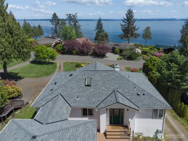 The main entry is shown here, as is the breezeway from the garage to the utility room.