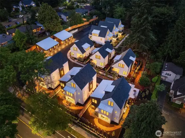 Welcome home to Thornton Creek Commons! A new, 'pocket neighborhood' of nine high-performance homes targeting Built Green 5-star on a lushly landscaped garden court with a 1 1/2 acre arboretum like private park!