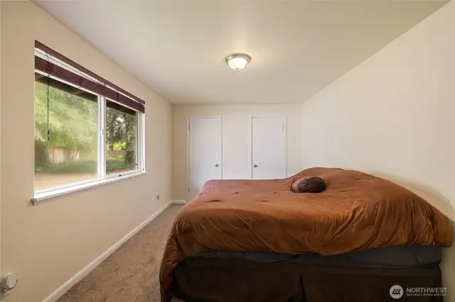 Bedroom #1 with ample closet space