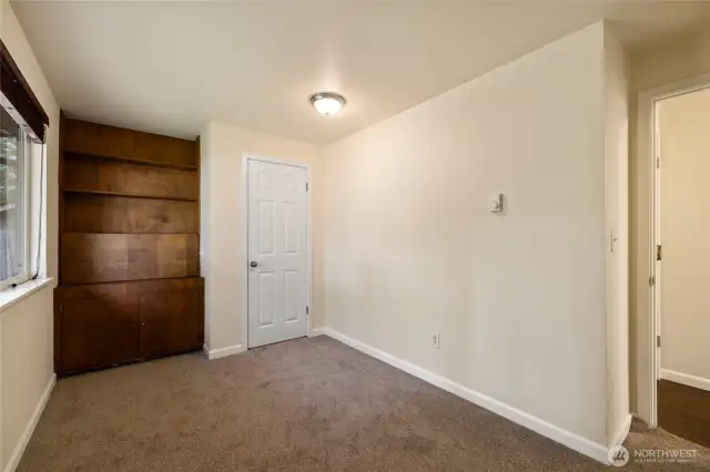 Bedroom #3 with built in