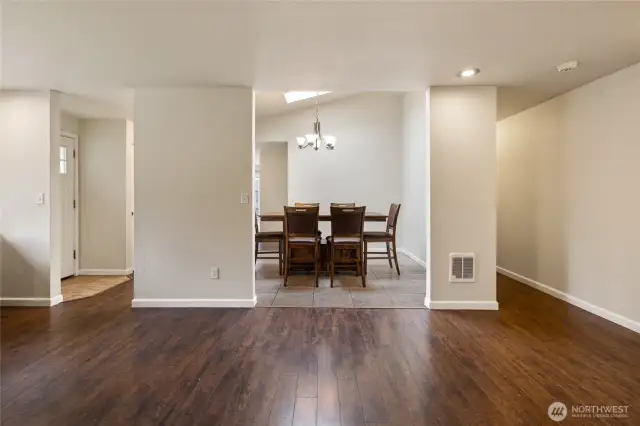 Living Room adjacent to Formal Dining Room