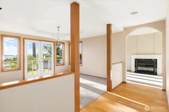 From dining room looking toward living room