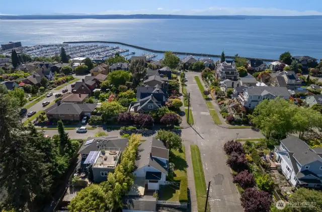 Another drone shot looking West.