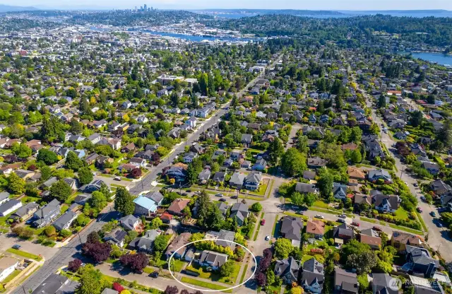 Downtown in the distance.