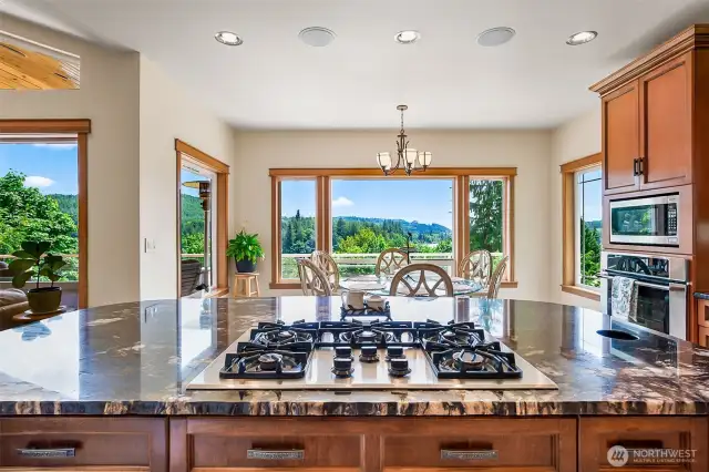 Gourmet custom chef's kitchen
