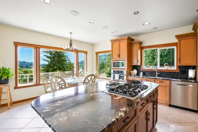 Gourmet custom chef's kitchen