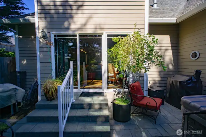 Concrete Back Patio