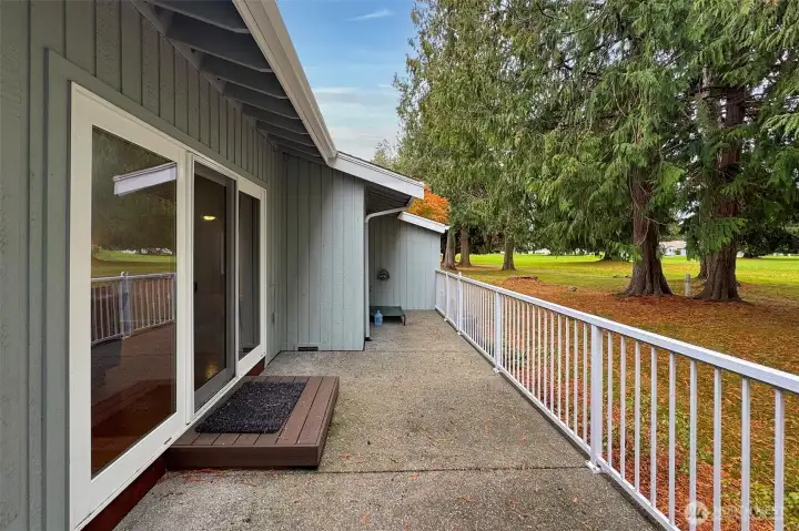 Private Back Patio