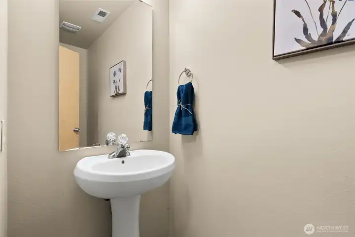 Half bath on main level