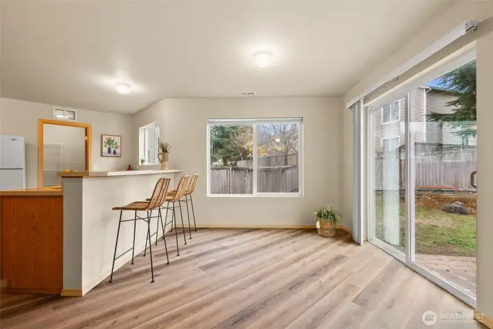 Informal Dining area