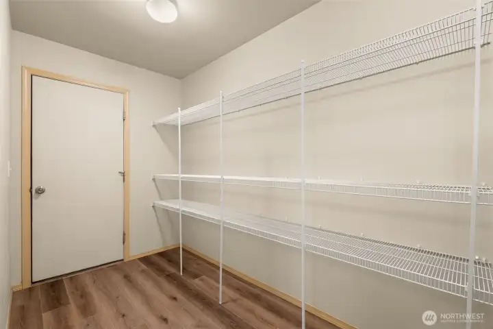 Pantry/utility room/garage access