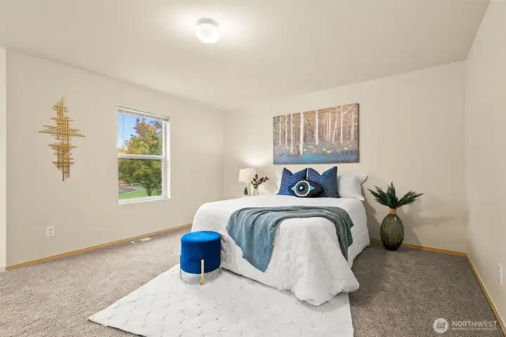 Massive Primary Bedroom with 2 walk-in closets