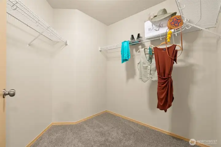 2nd Walk-in closet in Primary Bath