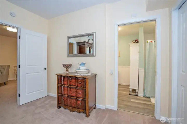 View from the MIL bedroom into its private bath.
