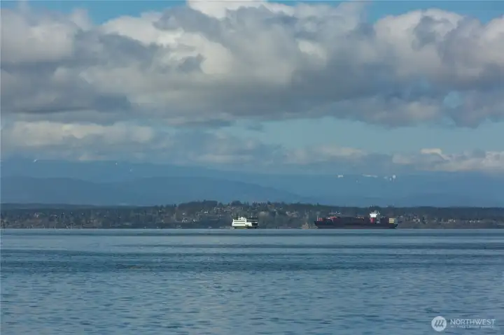 Port Townsend Ferry crossing outside your door