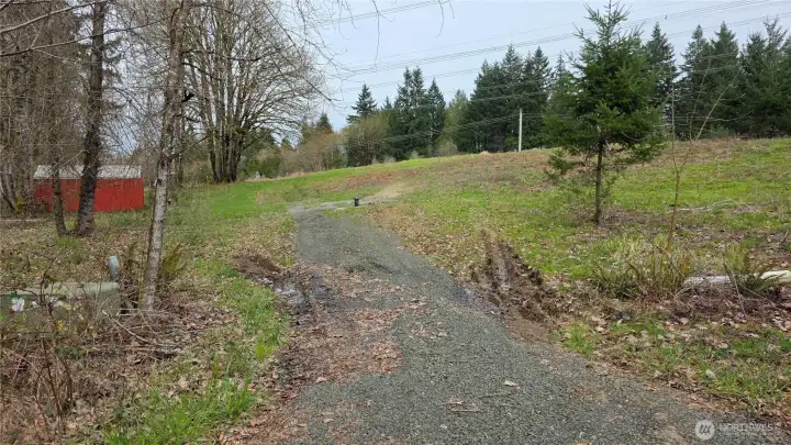 Driveway already installed