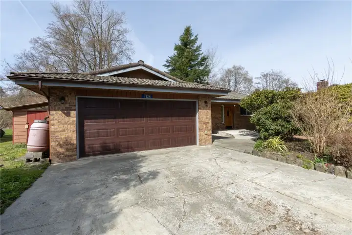 Convenient attached 2-car garage and front entry