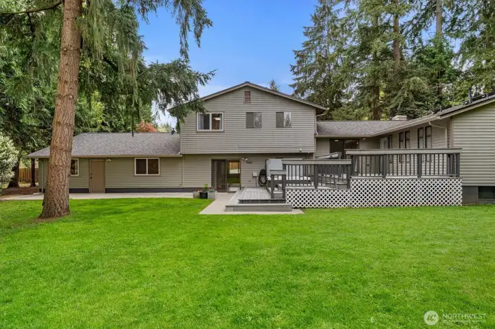 View of the back of the home