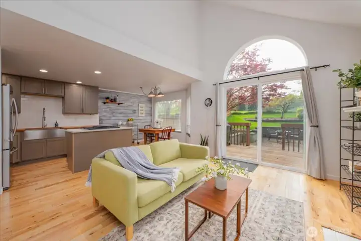 Open concept keeps the energy moving~