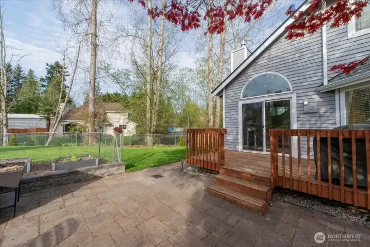 extensive outdoor living space