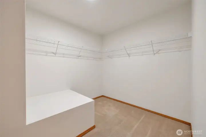 and a giant walk in closet
