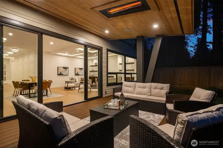 Covered and heated
