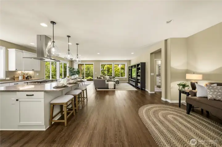 Gorgeous and timeless upgrades throughout. The fact that this home does not have an immediate neighbor to the South allows much natural light to flood this home.
