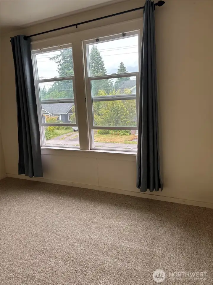 Upstairs apartment - living room window Upstairs apartment - living room window