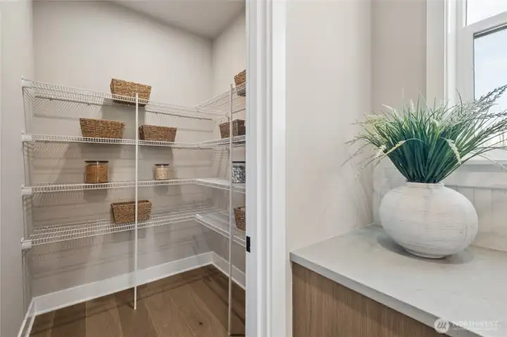 Look at the pantry! SPACE Galore. For marketing purposes ONLY. Colors and Features may vary. MODEL PICTURES Look at the pantry! SPACE Galore. For marketing purposes ONLY. Colors and Features may vary. MODEL PICTURES