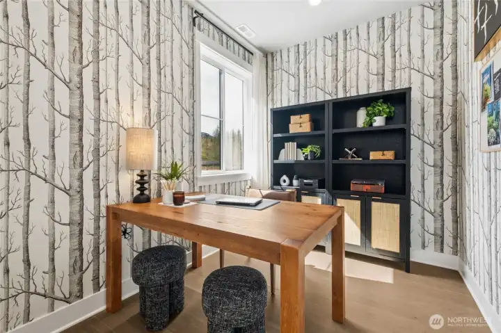 Office space on main floor. For marketing purposes ONLY. Colors and Features may vary. MODEL PICTURES Office space on main floor. For marketing purposes ONLY. Colors and Features may vary. MODEL PICTURES