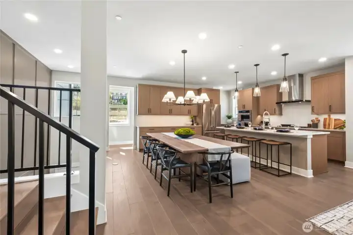 Dining and kitchen. For marketing purposes ONLY. Colors and Features may vary. MODEL PICTURES Dining and kitchen. For marketing purposes ONLY. Colors and Features may vary. MODEL PICTURES
