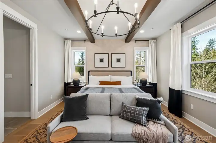 Primary Suite. For marketing purposes ONLY. Colors and Features may vary. MODEL PICTURES Primary Suite. For marketing purposes ONLY. Colors and Features may vary. MODEL PICTURES