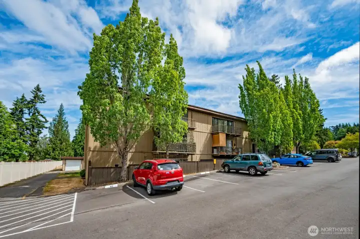 Parking spot and plenty of guest spots as well. Parking spot and plenty of guest spots as well.