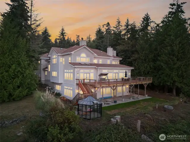 Back of mansion from the water