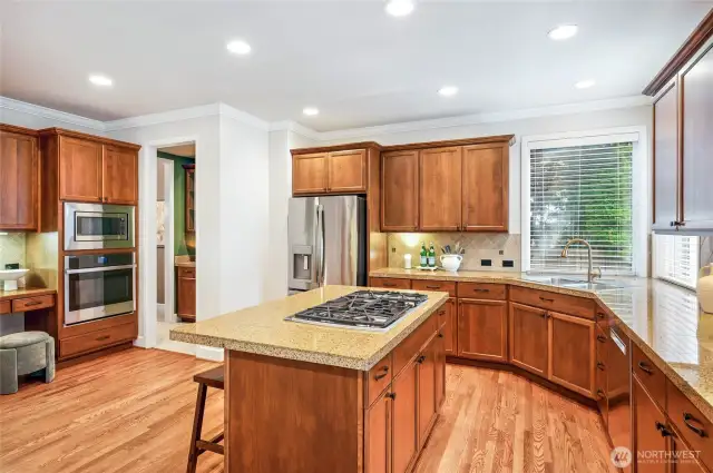 Stainless steel appliances for modern living.