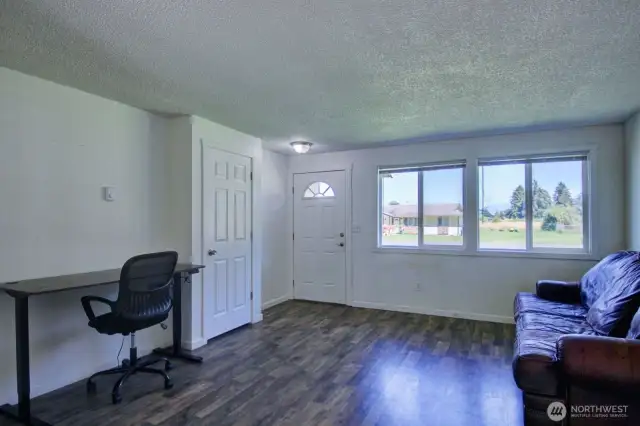 Entry and living room (Unit A)