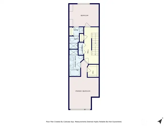Upper floor plan