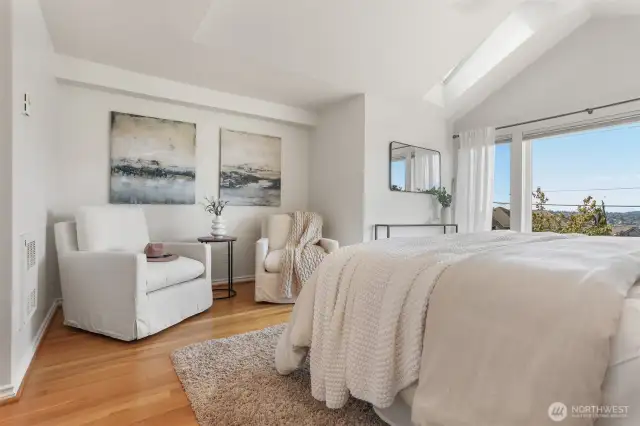 An extra nook space in the primary suite offers flexible options.